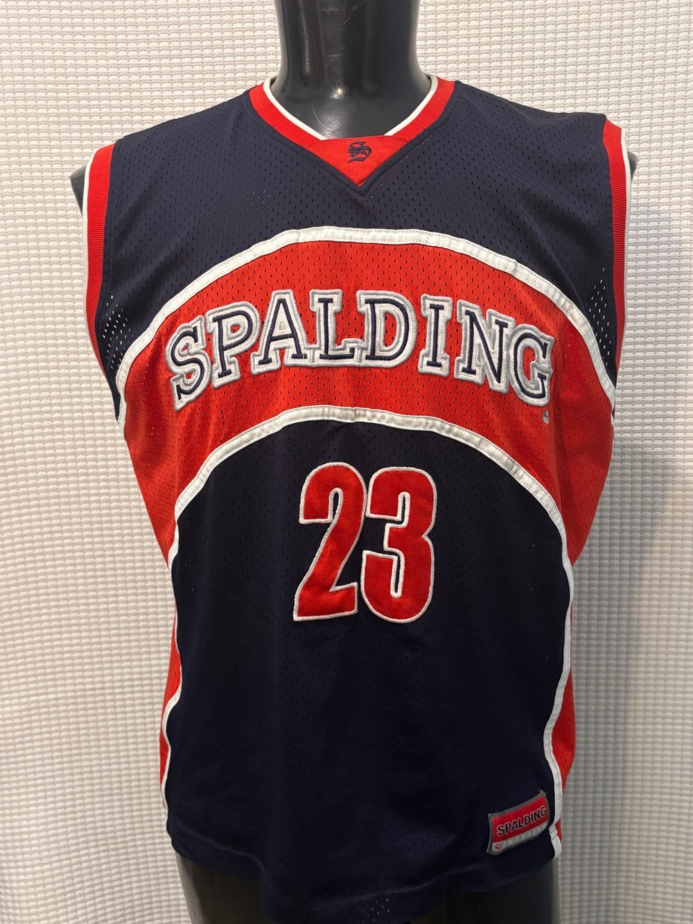 Vintage Spalding Infusion #23 Basketball Jersey Men’s Large Y2K